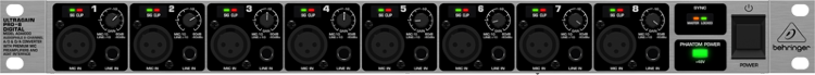 BEHRINGER ULTRAGAIN PRO-8 DIGITAL ADA8000 AD/DA-конвертор