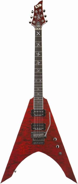 LTD NINJA-600/STR Michael Amott, эл.гитара, кр.дерево/клен, S.Duncan SH-4/SH-1, Tune-O-Matic, 22 лада, цвет STBLK (See Thru B