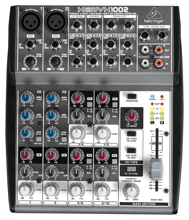 BEHRINGER XENYX 1002 Микшерный пульт