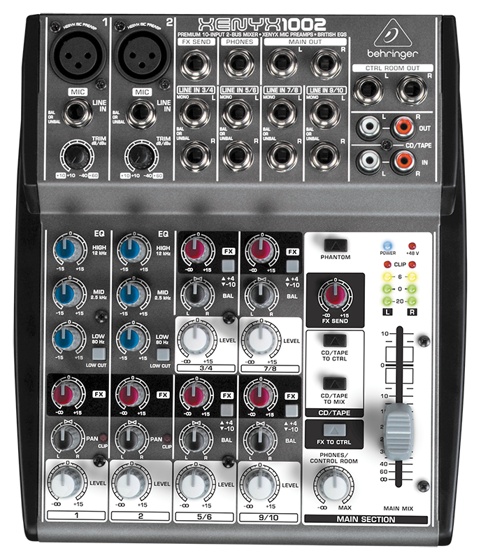 BEHRINGER XENYX 1002 Микшерный пульт