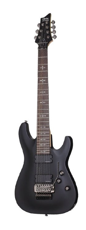 SCHECTER DEMON 7 FR SBK Электрогитара