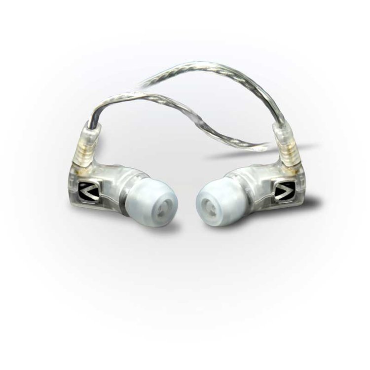 M-AUDIO IE30 Профессиональные вкладные наушники для мониторинга, двухполосные (два драйвера нагружены на двухполосный кроссовер), шумоизоляция -26dB, силиконовые формы и металлический кейс в комплекте.
