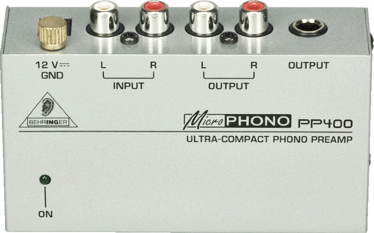 BEHRINGER MICROPHONO PP400 Предусилитель для виниловых проигрывателей