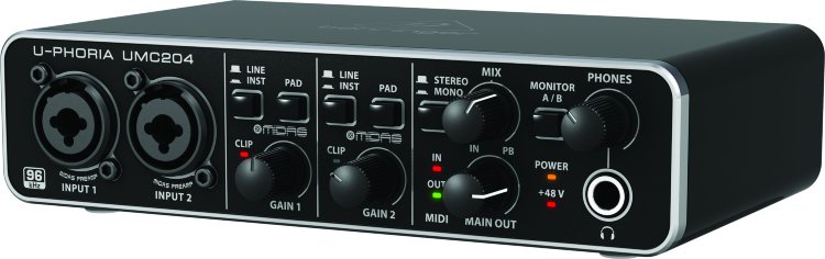 BEHRINGER UMC204 Аудиоинтерфейс