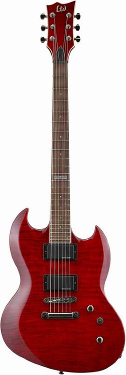 LTD VIPER-200/FM/STBC эл.гитара, агатис/клен, , ESP LH-301, Tune-O-Matic, 24 лада, цвет STBC (See Thru Black Cherry)