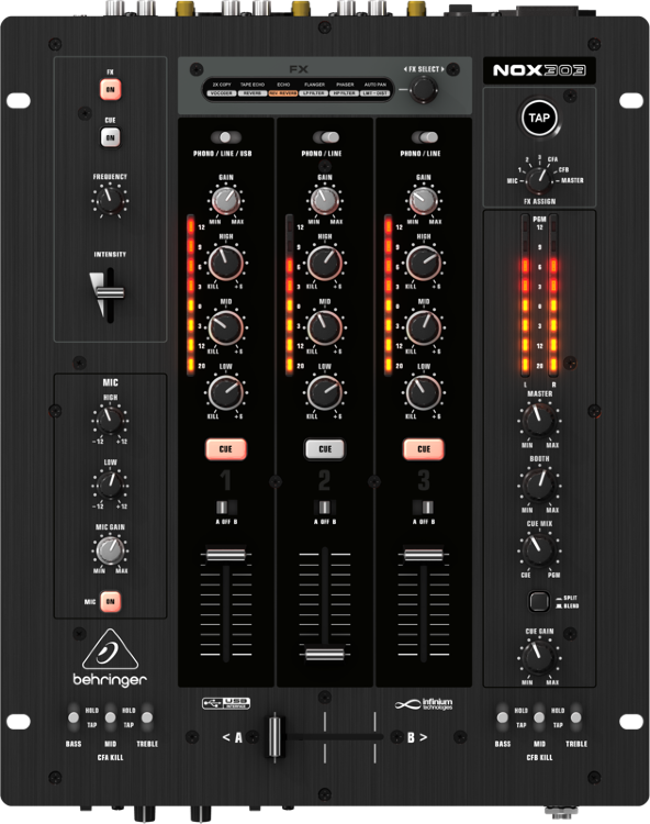 BEHRINGER NOX303 DJ микшер