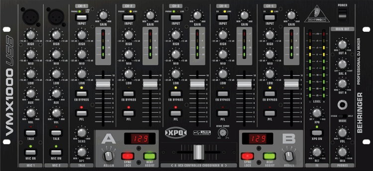 BEHRINGER VMX1000USB DJ микшер