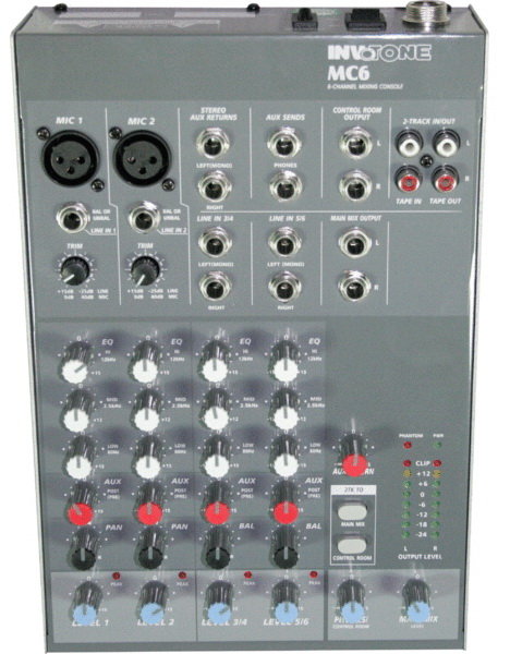INVOTONE MC6 Микшерный пульт