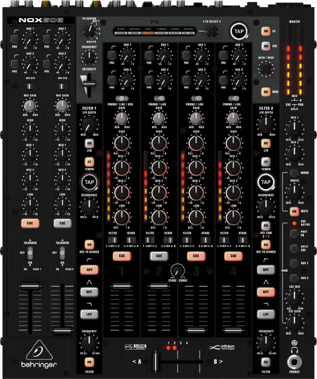 BEHRINGER NOX606 DJ микшер