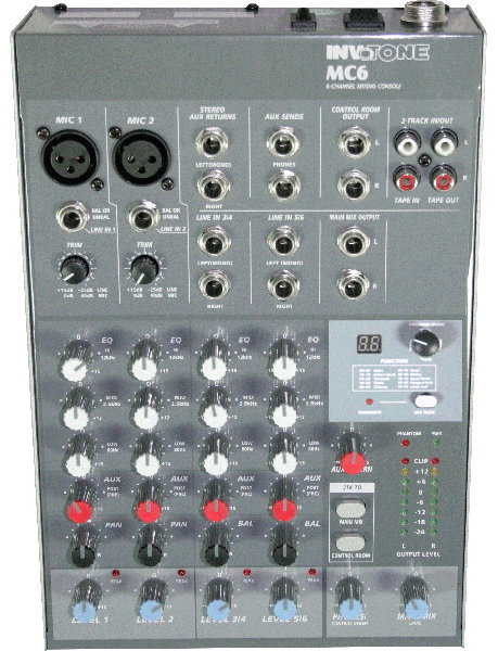 INVOTONE MC6D Микшерный пульт