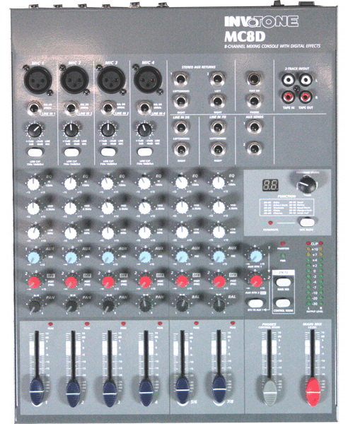 INVOTONE MC8D Микшерный пульт
