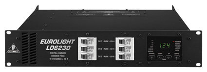 BEHRINGER EUROLIGHT LD6230 Силовой блок управления световыми приборами