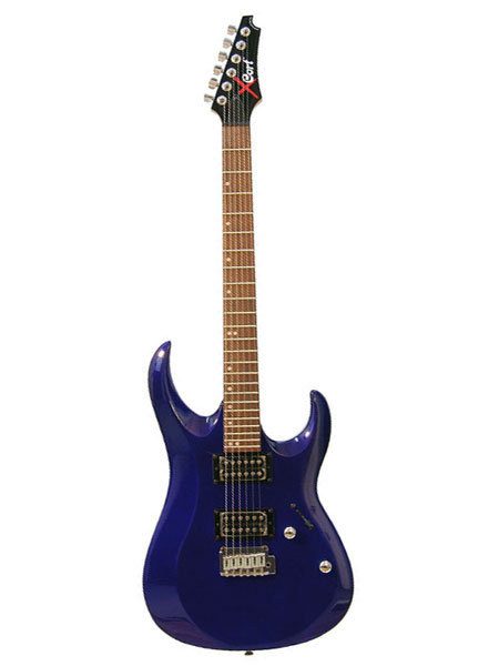CORT X-2 BM Электрогитара, Blue metallic (синий металлик)