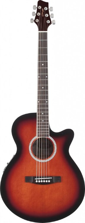 STAGG SW206CETU-VS Электроакустическая гитара