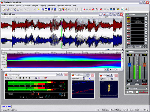 STEINBERG WAVELAB 60 Программа для редактирования многоканального аудио, мастеринга и создания аудио-CD, DVD. Новые функции: 8 каналов, полная поддержка surround, DVD-авторинг, запись DVD-дисков