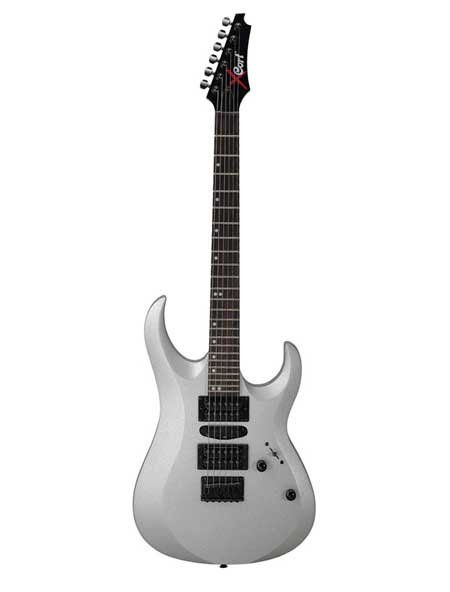 CORT X-5 SSS Электрогитара, Silver Stone Satin (серебристый камень, матовый)