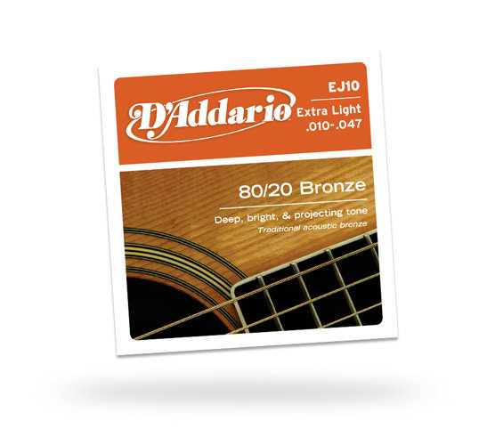 D`ADDARIO EJ10 Комплект струн для акустической гитары