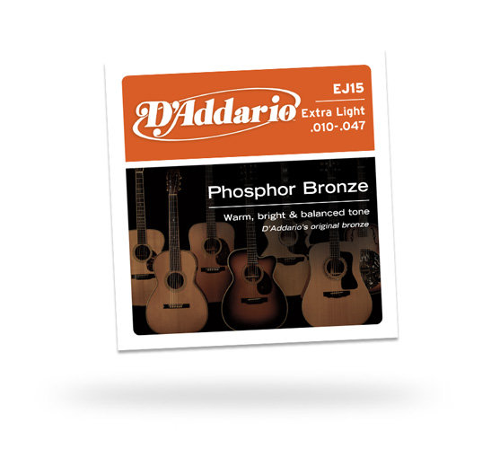 D`ADDARIO EJ15 Комплект струн для акустической гитары