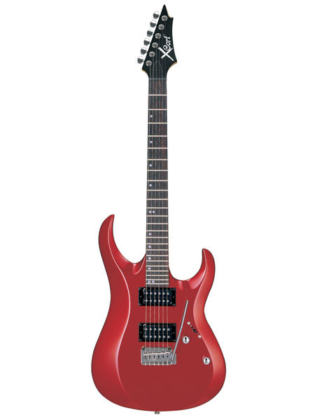 CORT X-6 RMS Электрогитара, Red Metallic Satin (красный матовый металлик)