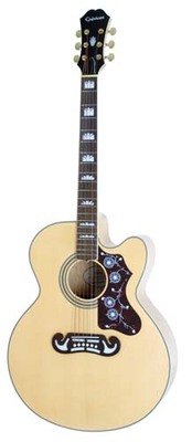 EPIPHONE EJ-200CE BLACK GLD Электроакустическая гитара
