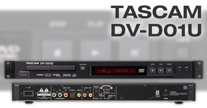 TASCAM DV-D01U DVD проигрыватель