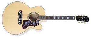 EPIPHONE EJ-200CE NATURAL GLD Электроакустическая гитара