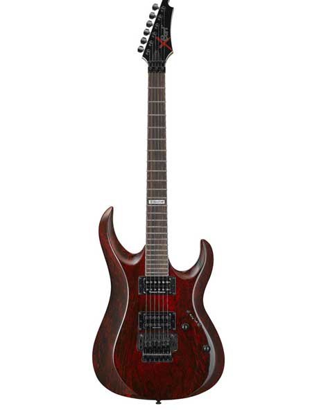 CORT X-CUSTOM MRC Электрогитара, Mystic Red Crazer