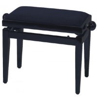 GEWA FX Piano Bench De Luxe Black Matt Black Seat Банкетка 