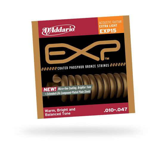 D`ADDARIO EXP15 Комплект струн для акустической гитары