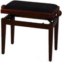 GEWA FX Piano Bench De Luxe Cherry Tree Matt Brown Seat Банкетка