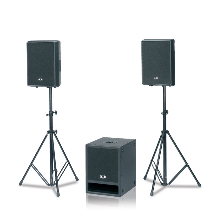 DYNACORD D-LITE 2000, звукоусилительный комплект, 230V, состоит из: 1x PowerSub 315, 2 x D 12, 2 x PSS408