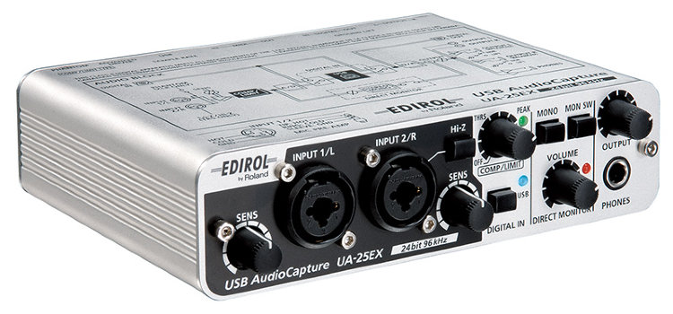 EDIROL UA-25EX Интерфейс