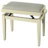 GEWA FX Piano Bench De Luxe Ivory High Gloss Beige Seat Банкетка