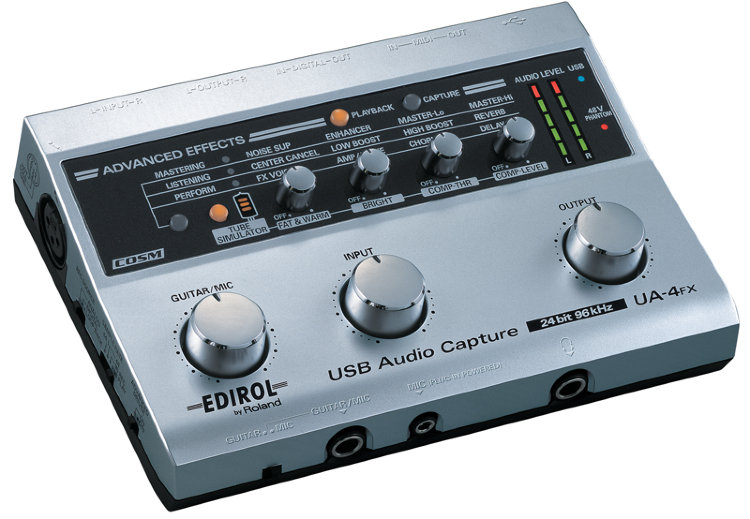 EDIROL UA-4FX Интерфейс