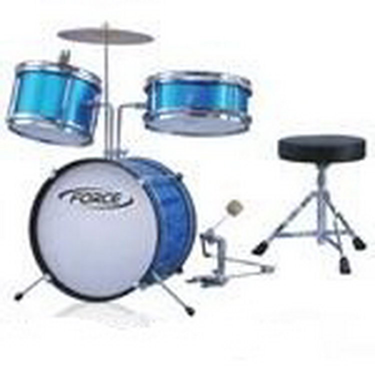 FORCE DSC-3005BL Ударная установка (22"+16"+13"+12"+14"+1 стойка тар., стул, 3 тарелки), цвет - синий