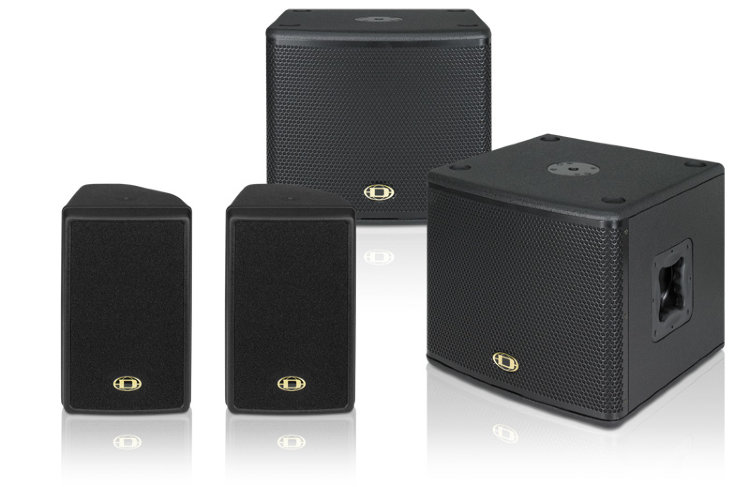 DYNACORD D-Lite activetwo, звукоусилительный комплект, 3-полосный активный, состоит из: 2x PowerSub 112, 2x D 8A