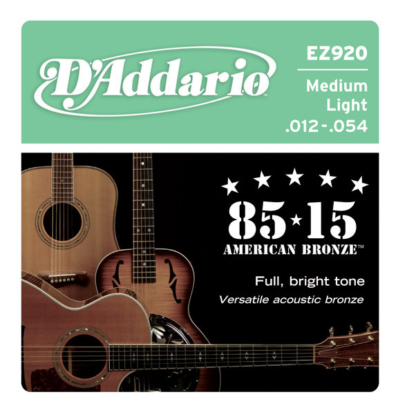 D`ADDARIO EZ920 Комплект струн для акустической гитары