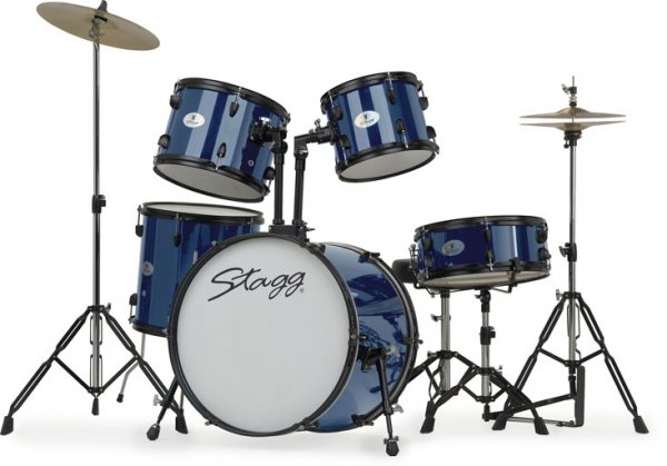 STAGG TIM ST 18 BL Ударная установка, BD - 18", TT - 10", 12" с держателями, FT - 14", металлический малы