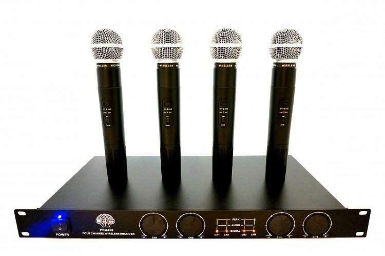 MICLINE PRO400 Радиосистема вокальная, в комплекте 4 ручных микрофона
